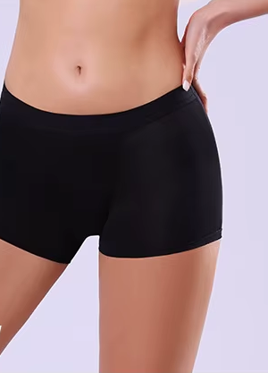 Black Obsidian DOT Overnighter boxer short on model